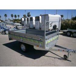 Remorque utilitaire Nordika 260 - 263x145x40 cm - 1 essieu - 500 kg PTC