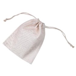 ECOLOMIQUE - 50 Pcs - Sac en coton multiusage 150 x 200 mm - beige textile 294COVRAC1520