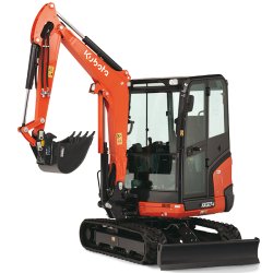 Mini-pelle KX027-4 - Puissance et performance compacte avec la plus large cabine de sa catégorie