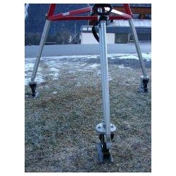 Tripodes de levage ATP en aluminium - capacité 500 kg - sabot MARTIN pour stabilisation et blocage