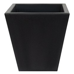 WellHome - Pot de fleurs « Collection Orion » 48L coloris anthracite 50x50cm - gris plastique WH13496