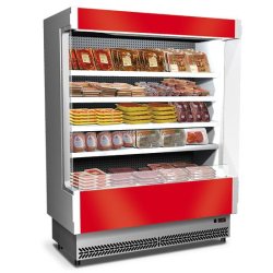 Armoire murale réfrigéré noir 4 étagères température 0/+2°c avec 2080 mm - BHZ0073