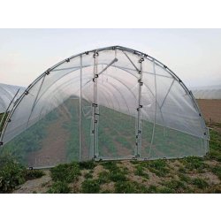 Serre tunnel  à travée unique - Montage et démontage rapides - conçue pour la Production horticole - Tunneleasy