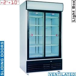Vitrine réfrigérée à boissons - Double portes coulissantes - 875 litres - Drink-110S/T