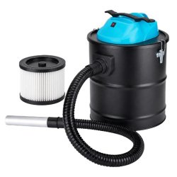 Aspirateur de cendres 18L - 1000W-18 kPa + filtre HEPA - Cendres jusqu'à 50°C Nettoyage cheminée poêle barbecue INTEC - bleu 3701599338358