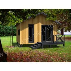 Studio de jardin - maison de jardin avec ossature bois - Lyon 20 m² - entièrement isolé et habitable toute l'année