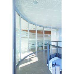 65 - Cloison amovible à parecloses - OZ Alu - ossature 65 x 33 mm - hauteur max 6000 mm