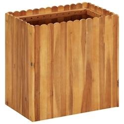 Helloshop26 - Jardinière lit surélevé plantes fleurs jardin 50 x 30 x 50 cm bois massif d'acacia 02_0001068 - Bois massif 3000074151537