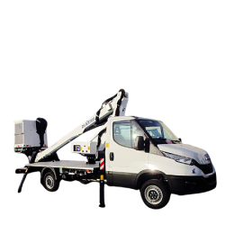 Nacelle sur Camion SCORPION 1490  conçue pour les travaux en hauteur en extérieur en Alpes -  disponible en achat neuf et en location de courte à longue durée