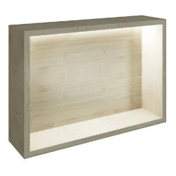 Présentoir Cage érable avec LED 56x14,5x38,4cm