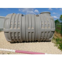 Cuve PEHD 66 000 L - sans filtre - Dabert-Citernes - qualité alimentaire - stockage agricole eau, liquides et engrais