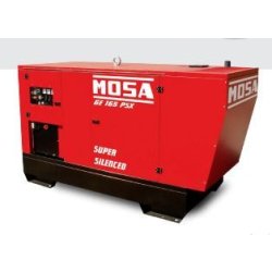 Groupe électrogène diesel MOSA GE 165 PSX - Triphasé 150 kVA - Refroidissement à eau - Super insonorisé