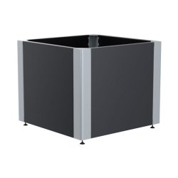 Lido 130206 - Jardinière en acier verni - Komserwis - Hauteur 102 cm