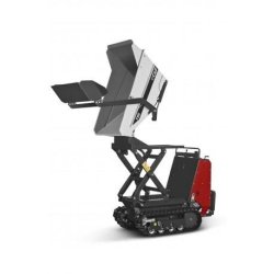 Mini dumper sur chenilles haute levée - Auto-chargeur CU 800kg - Essence Honda/Diesel Yanmar