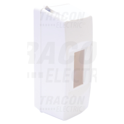 Boîte de distribution en saillie - plombable 1×2 modul - IP40 - dimensions 130×50×68mm