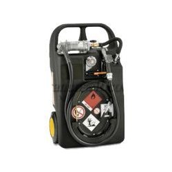 Cuves à carburants - Francoself - 60L - Caddy en polyéthylène haute densité avec pompe manuelle ATEX