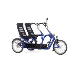 Tandem tricycle côte à côte - Confort Duo avec boîte Nexus 7 vitesses et freins V-Brake