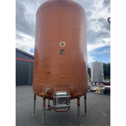 Cuve Fantoni 150 HL d'occasion - sur pieds, niveau gradué, trappe DN 400, vanne Ø 50