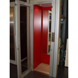 Mini ascenseur privatif Domuslift Small - très petites dimensions - design sophistiqué et sur mesure