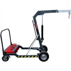 Potence mobile compacte - Déplaçable en charge - Capacité 200 à 450 kg - Hauteur de levée 2380 à 2700 mm