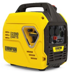 Groupe electrogène Silencieux 2200W Inverter Moteur 4T essence 79 Cm3 CHAMPION Protection AVR Autonomie + 10 heures Generateur - jaune 5060423985730