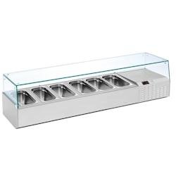 METRO PROFESSIONAL Vitrinette réfrigérée GN 1/3 50 L, 135W - acier 10309312-0G0