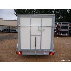 Remorque Fourgon - Hayon 750 kg 250 x 150 x 150 cm - FRANC-TRAILERS