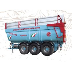 Bennes agricoles dumper - Agrimec di Crosetto Elio & C. Snc - charge jusqu'à 40 t - 4 essieux - vitesses jusqu'à 60 km/h
