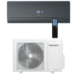 Ensemble Climatisation réversible Mono-split Nagano Murale Pure - Unité extérieure 3,5 kW et Unité intérieure murale noire