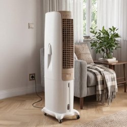 Rafraîchisseur D'air 70 L  5000 M³/h Avec 6 Vitesses Et Double Souffleur - 8698758224711