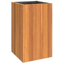 Helloshop26 - Jardinière bac lit surélevé plantes fleurs terrasse jardin 35 x 35 x 60 cm bois massif d'acacia marron 02_0037510 02_0037510 - marron