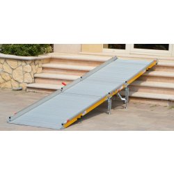 Rampe mobile avec le pont panier 400 kg pour les situations temporaires, occasionnelles