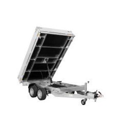 Benne électrique Saris K1 306x184 - 3500 kg PTC - 2 essieux - Pompe électrique