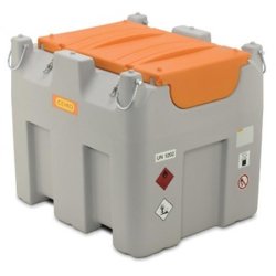 Station Easy Mobil 980 litres ADR standard - Pompe Cematic Duo 24/12 V - Avec capot - CEMO - 10822