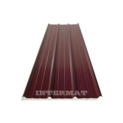 Panneau sandwich imitation tuile - Couverture isolante pour bâtiments - Épaisseurs 40, 50, 60 mm