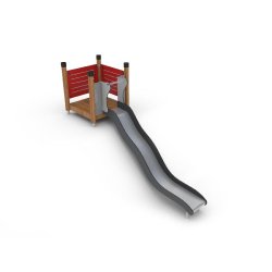 Toboggan avec plate-forme - réf 8066801 - Hags - 0,45/1,5m de hauteur - Tranche d'âge 3-12 ans