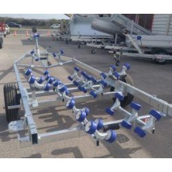 Chariot de manutention 1800 kg PTAC - CU 1365 kg - 1 essieu - longueur 6,50 m