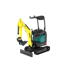 Mini-pelle - eAMX 15 - AMMANN - Silencieuse et sans émission - Profondeur d'excavation comparable à la version thermique