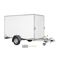 Remorque fourgon en bois SARIS - FW150 - 1 essieu roues extérieures - PTAC : 1500 Kg - 306x154xH180 cm - Reference SARIS_FOURGON_FW150