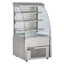 Vitrine réfrigérée professionnelle Foster FDC600 - Service arrière ou libre-service avec rideau d'air