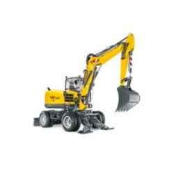 Pelle à pneus EW100 - 10 tonnes - Puissante, économique et conviviale