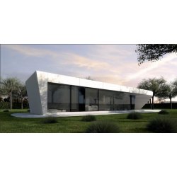 Studio de jardin futuriste préfabriqué - ISK32 Pods, 32 m2 en acier et containers maritimes
