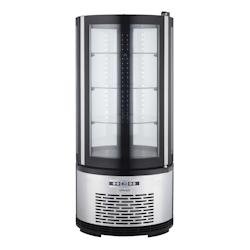 Vitrine réfrigérée ronde 100L CVRR100L Casselin - gris inox CVRR100L