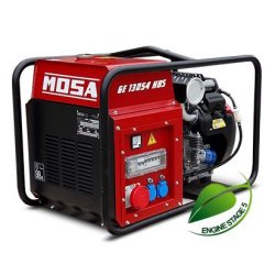 Groupe électrogène MOSA GE 13054 HBS - Honda GX 630 - 13 kVA - Fréquence 50 Hz - Triphasé et Monophasé