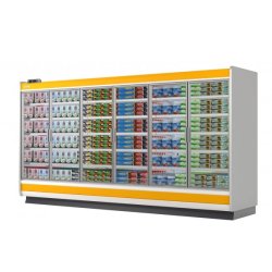 Vitrine murale Euro Bali H200PV ou H220PV - portes vitrées pivotantes - températures 0+2°C ou +2+4°C
