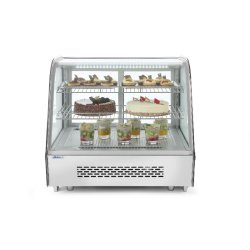 Vitrine réfrigérée de présentation pâtisserie positive 120L HENDI