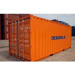 Container maritime 20 pieds High cube -Surface au sol 13,8 m² - 1er voyage ou occasion