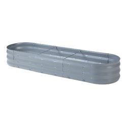Helloshop26 - Jardinière bac à plante fleur surélevée acier galvanisé 171 x 50 x 25 cm anthracite 03_0009505 - acier 3000224732678