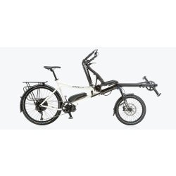 Vélo taxi électrique - Tandem HASE PINO STEPS avec moteur Shimano Steps E6100 - Polyvalence et confort