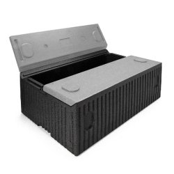 Polibox Conteneur isotherme X-FOLD BOX - noir EPP (Polypropylène expansé) 124943